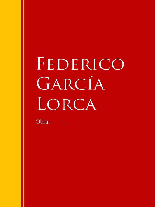 Title details for Obras de Federico García Lorca by Federico García Lorca - Available